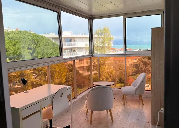 Dernier Etage Vue Avec Parking Et Piscine アパート *